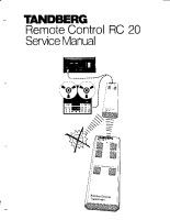 Tandberg RC-20 - Service Manual 